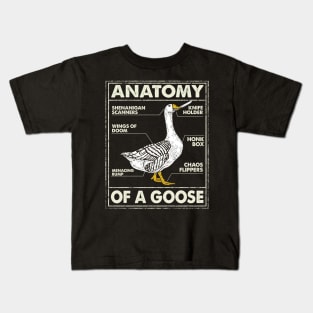 Anatomy Of A Goose Funny Nurse Gift Kids T-Shirt